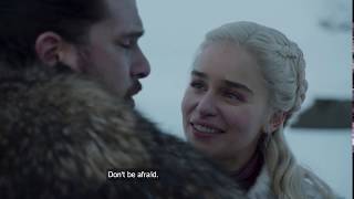 Game of Thrones 8x01 Jon and Daenerys Rides Dragons [HD]