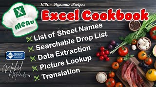 Create an Excel Cookbook Step by Step - A Delicious Tutorial