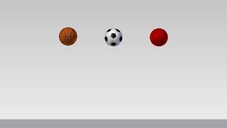 3 bouncing balls different weight