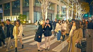 銀座～東京駅 Xmas 2024 / 2 hours - Night walk from Ginza to Tokyo Station in Tokyo, Japan (Dec. 15, 2024)