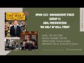 BPMN 3123  MANAGEMENT ETHICS | ORAL PRESENTATION