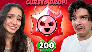 NAMORADA ABRINDO 200 STAR DROPS CURSED NA MINHA CONTA 😈 Brawl Stars