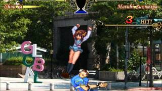 MUGEN無限格鬥 Chun Li VS Haruhi【Watch Mode】春麗VS涼宮春日【觀戰模式】