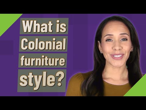 What did colonial furniture look like?