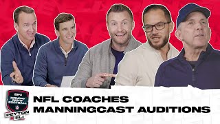 NFL Coaches Audition for the ManningCast