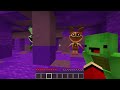 why creepy squid game doll and boss is wanted jj and mikey swat challenge in minecraft maizen