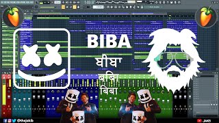 Marshmello x Pritam BIBA Instrumental Fl Studio Remake Tutorial | JAKIB
