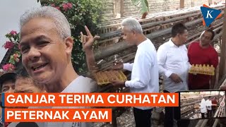 Temui Peternak Ayam, Ganjar Dapat Keluhan Tingginya Harga Bahan Baku Pakan