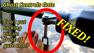 Install Double Locking Pins on a Ghost Controls Gate System