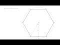 How to draw a Regular Hexagon given its Apothem