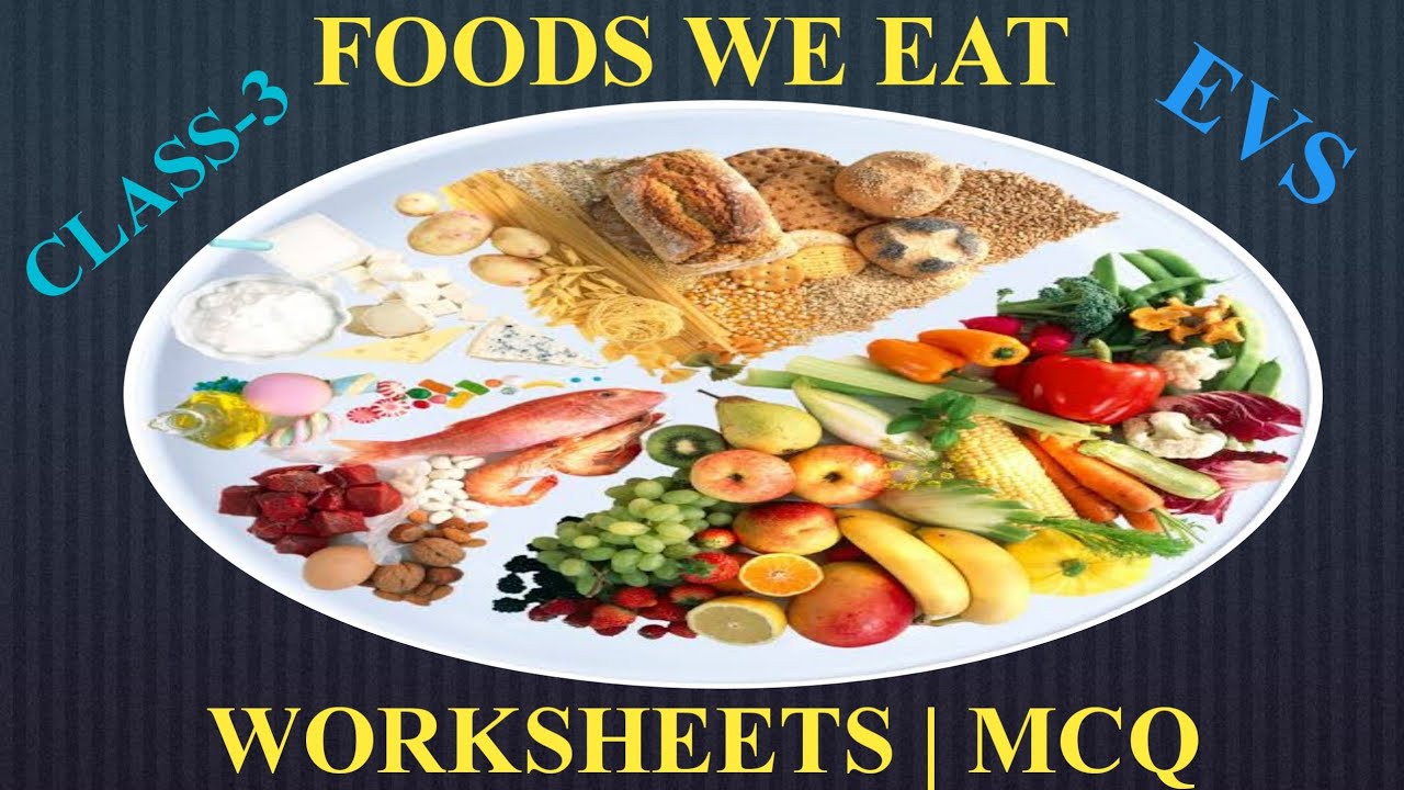 Foods We Eat Class 3 Evs | Food We Eat Class 3 Evs Worksheet | Food We ...