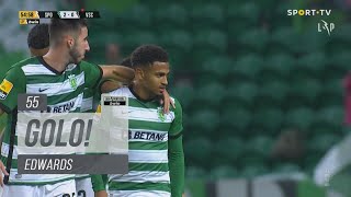 Goal | Golo Edwards: Sporting (3)-0 Vitória SC (Liga 22/23 #12)