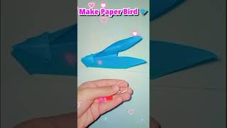 Make cute paper Bird 🐦😱#shorts #youtubeshorts