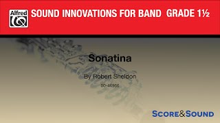 Sonatina by Robert Sheldon - Score & Sound