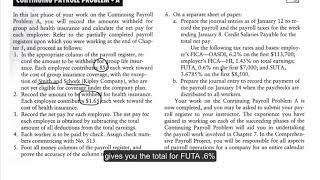 ACCT 032 Continuing Payroll Project Ch 6 Demo