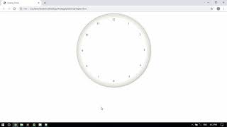 Analog Clock With HTML, CSS, JAVASCRIPT Part 2