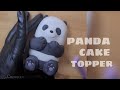 WE BARE BEARS CAKE TOPPER - PANDA