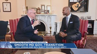 MD's Gov. Hogan and Gov.-elect Moore show respect for each other in transition.