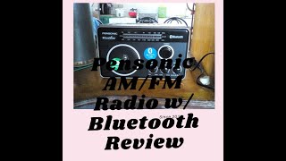 Review #06 Pensonic Bluestar AM/FM Radio w/ Bluetooth \u0026 USB Port (for mp3)