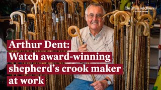 Watch award-winning shepherd’s crook maker at work