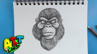 How to Draw a KONG SKETCH