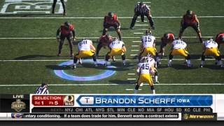 (HD) NFL 2015 Draft Selection - Washington Redskins Pick Brandon Scherff #5