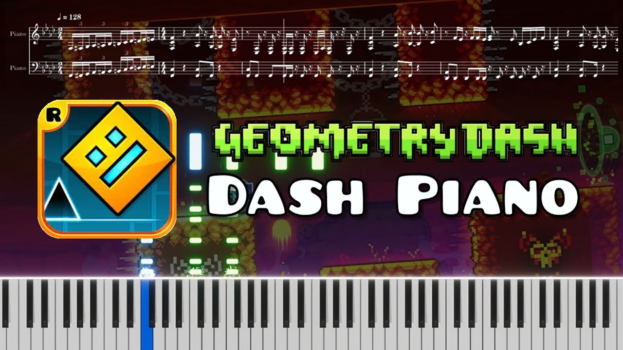 Geometry Dash Dash Expert Piano Youtube Music