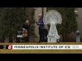 ice sculptures replicate art pieces at the minneapolis institute of art