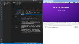 JavaScript Basics - Using Script Tags