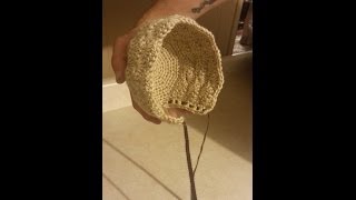 How to Crochet a Newborn Baby Hat Bonnet