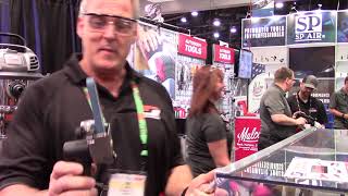 Ken Zahlis of Dynabrade Demonstrates 3 inch Disc Sander and More at SEMA 2018