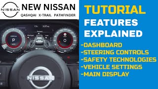 Nissan Tutorial -- Dashboard Display, Driver Assistance, Steering Controls and more!!!