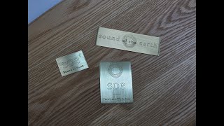 SOE CNC 01 - Brass Logo label for furniture / 황동(신주) 로고 라벨 만들기