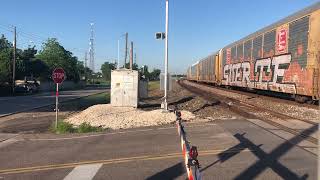 (Gate perspective) BNSF WB manifest in Rosenberg
