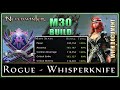 Neverwinter - M30 Rogue Whisperknife Endgame Build with Max Damage Stats!