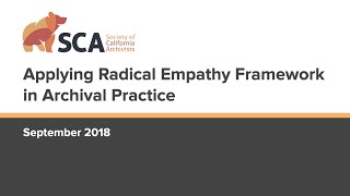 Applying Radical Empathy Framework in Archival Practice