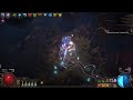 Hexblast mine Class Witch Occultist   POE 3 24 Abomination Map T17