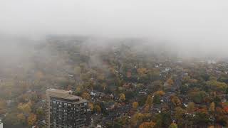 أجواء الخريف والضباب في كندا / Fog and clouds during fall season in Canada