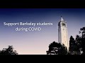 UC Berkeley students need your help during COVID-19