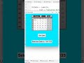 Date Picker Using Python Tkinter #shortsfeed #shorts #python