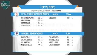 Flinders Senior Women v Mt Martha Reds Senior Women