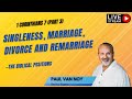 Marriage, Divorce, Remarriage - 12/11/22 LIVE - 2nd Service