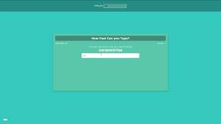 HTML, CSS, and JS - Typing Test