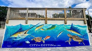 Destin mural by artist Kelly Pierre