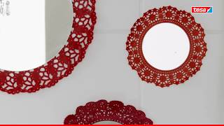 tesa® DIY: Create Lace Mirrors