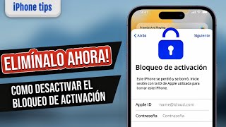 Desactivar Bloqueo de Activación iPhone ⚠️ Quitar Bloqueo de Activación iPhone Gratis 📱