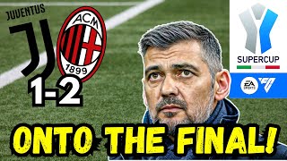 Conceição's First Win! | Juventus 1-2 AC Milan | Italian Supercup