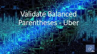 JavaScript: Validate Balanced Parentheses - GoodCode