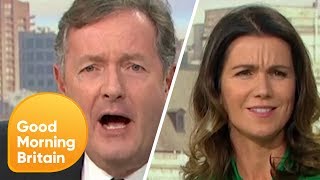 Piers Morgan Tells Off Susanna Reid for Fat Shaming Him | Good Morning Britain