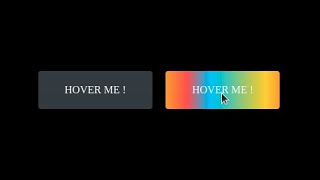 CSS Glowing Gradient Button Animation Effect on Hover - CSS Animation Effects